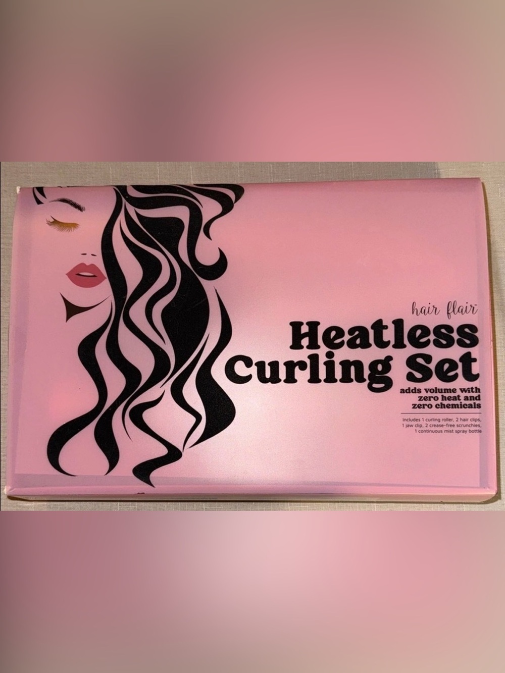 Heatless Curling Set - Pink